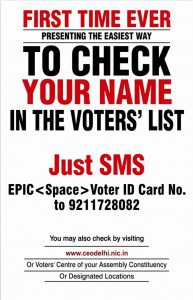 voters list delhi