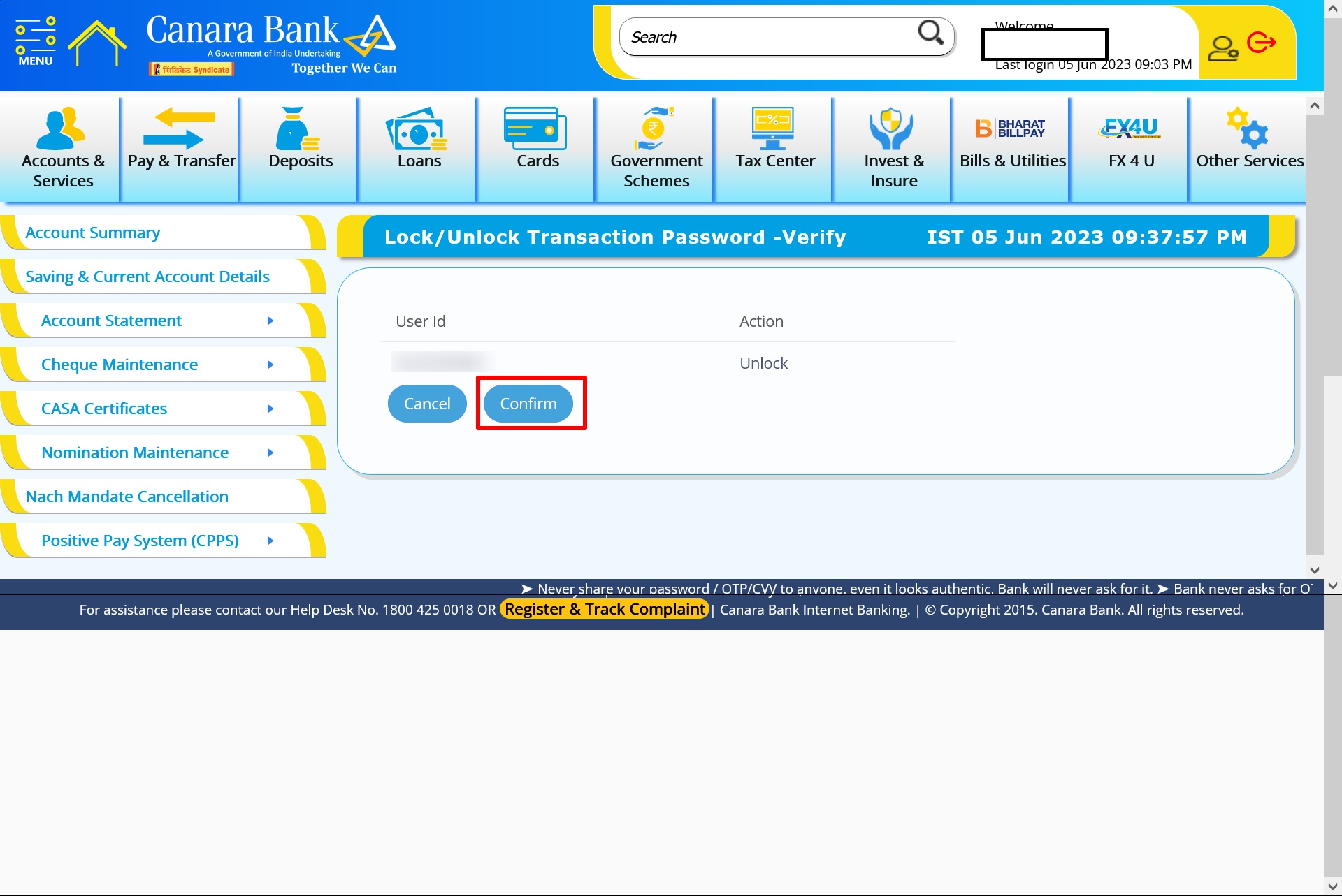 canara-bank-transaction-password-how-to-create-lock-unlock-guide